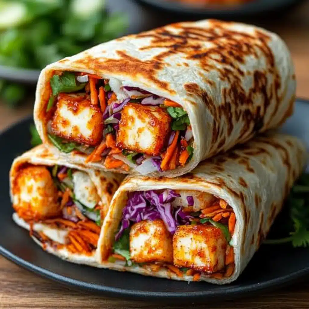 Sweet Chili Halloumi Wraps