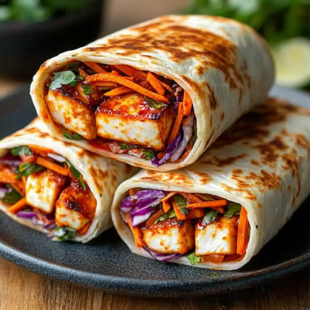 Sweet Chili Halloumi Wraps