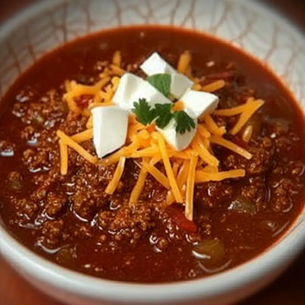 Texas Style Chili Recipe