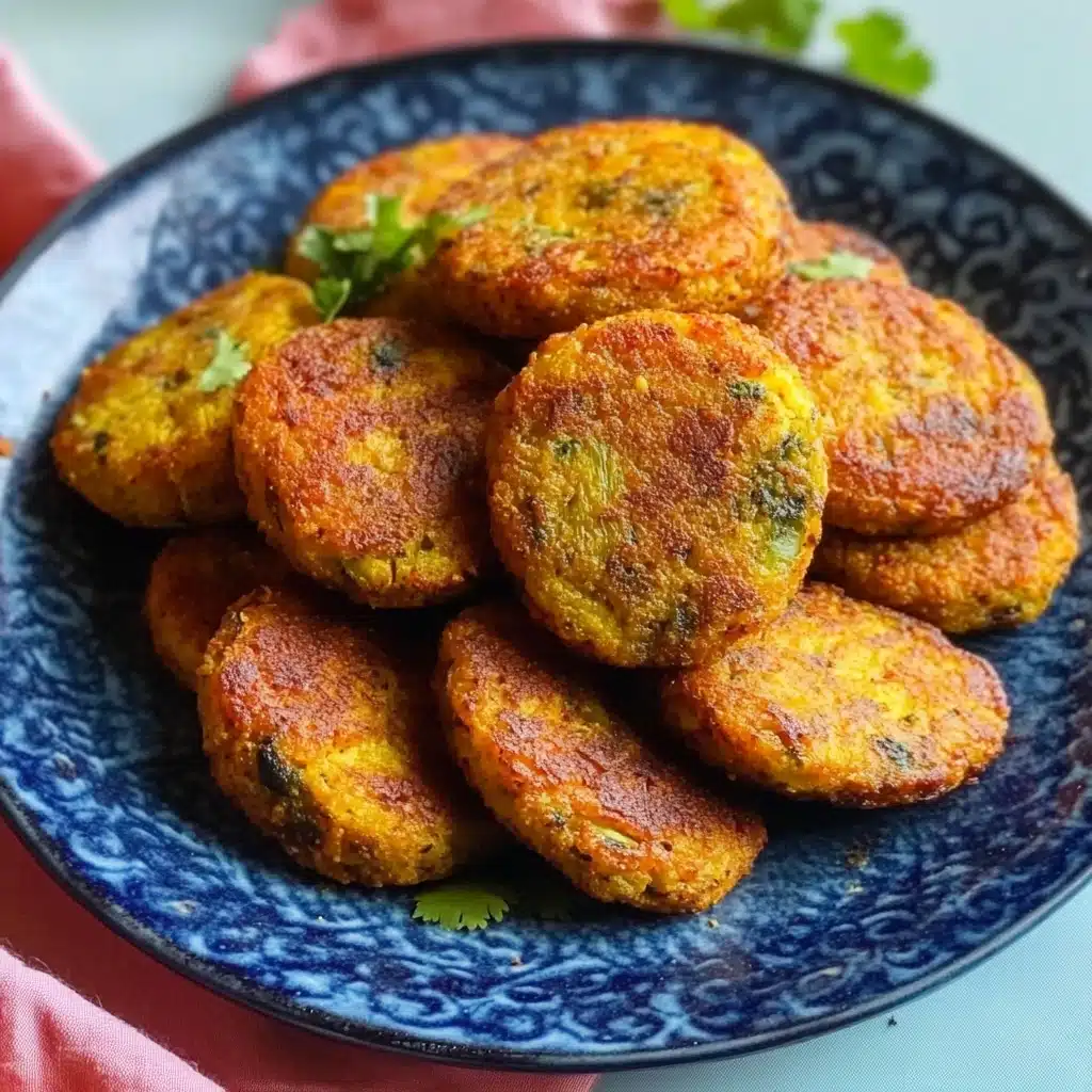 baked aloo tiki with text overlay