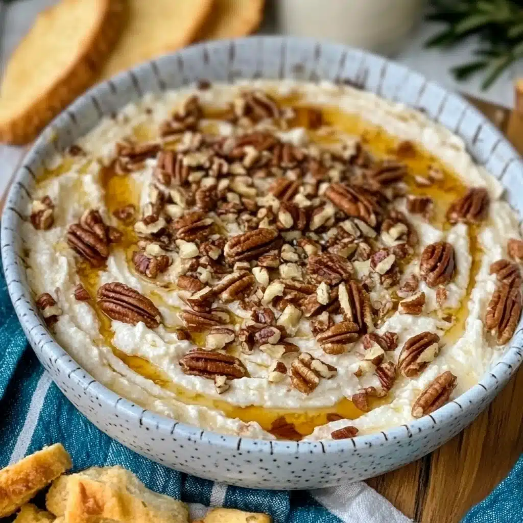 Whipped Parmesan And Honey Pecan Cheese Dip