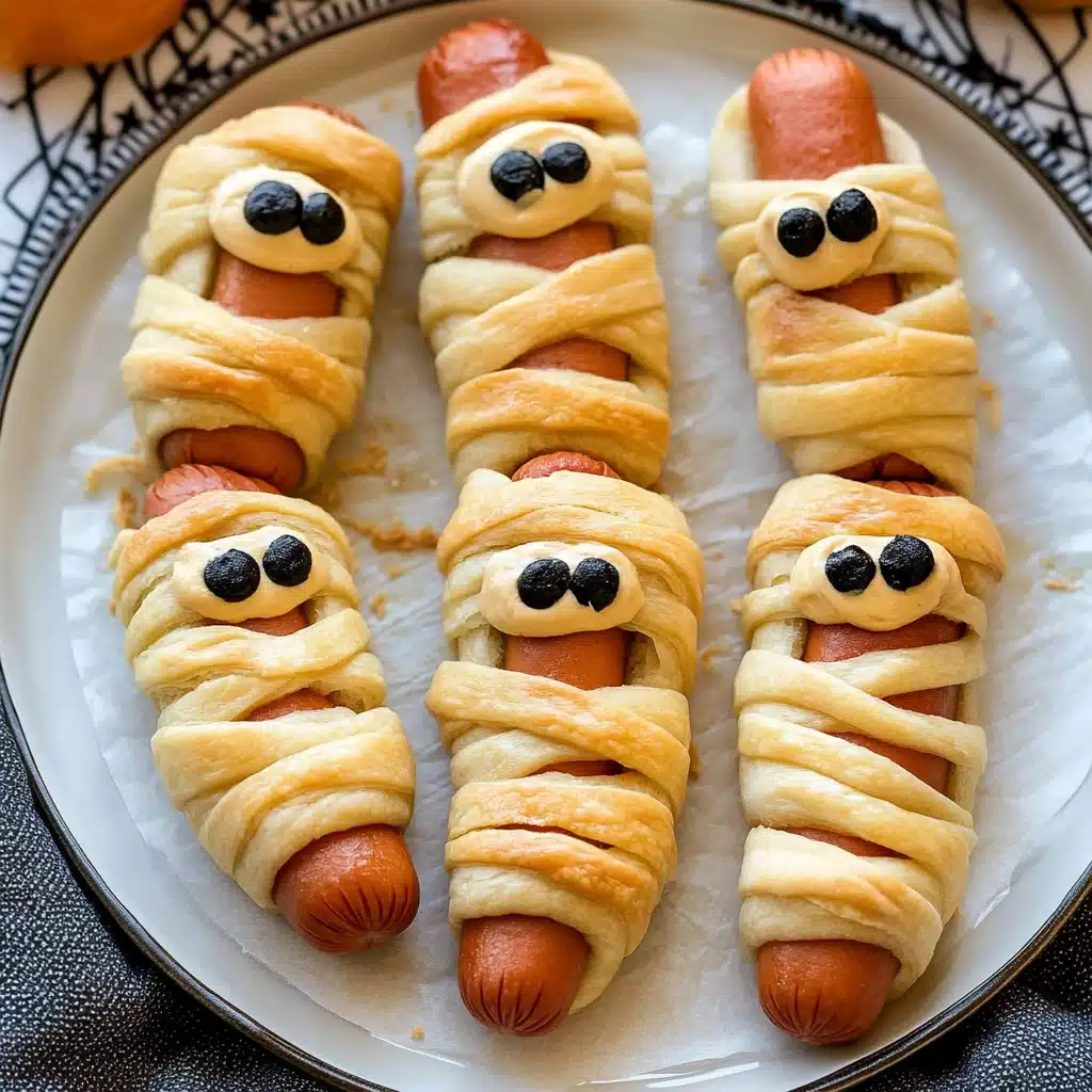 Crescent Roll Mummy Hot Dogs
