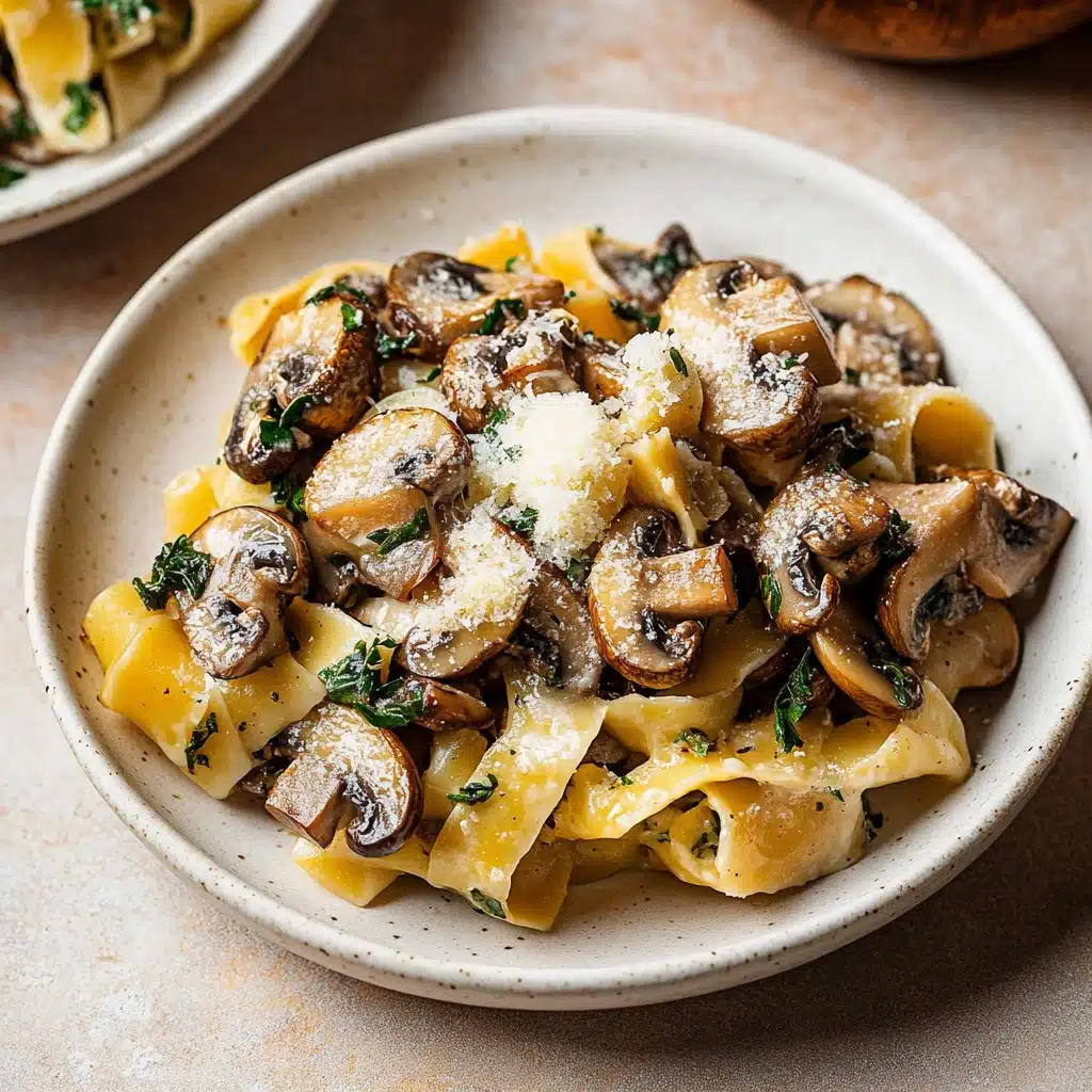 Garlic Mushroom Pasta