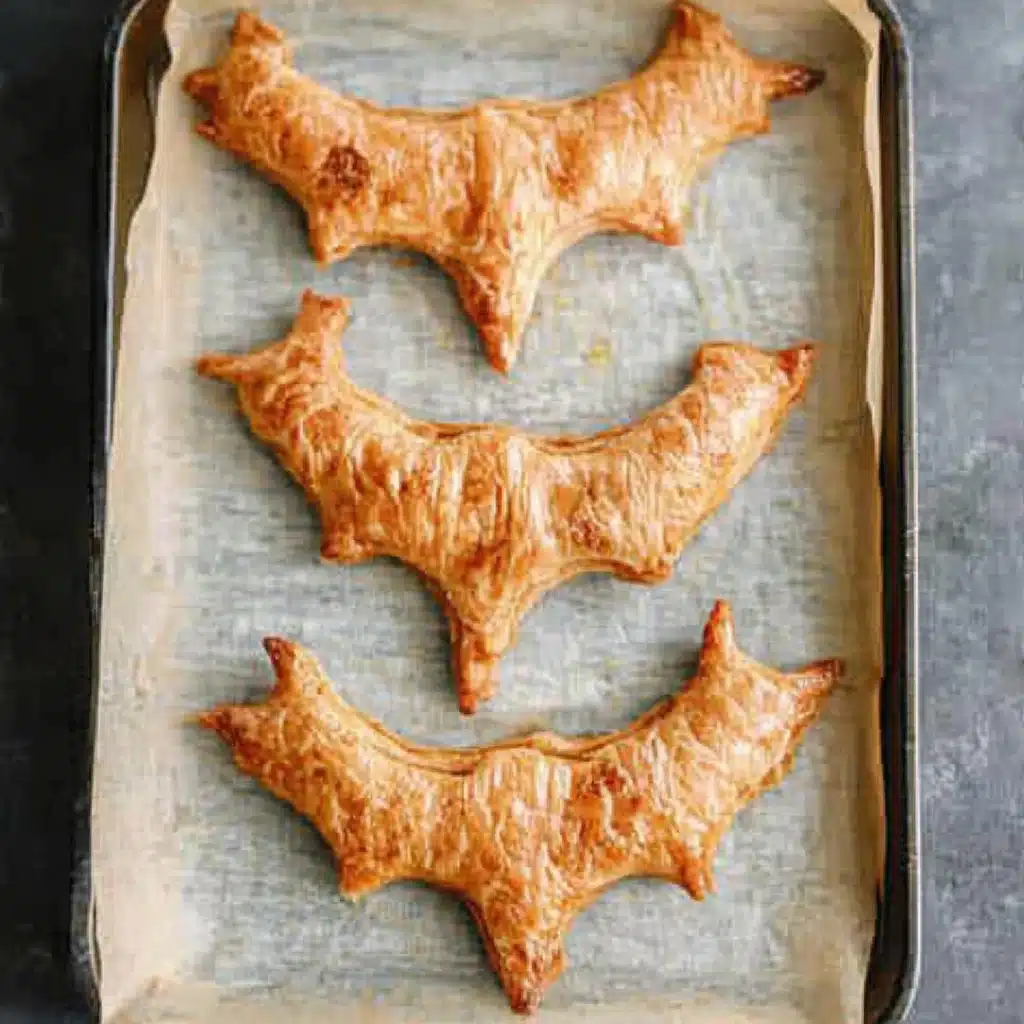 Puff Pastry Bats