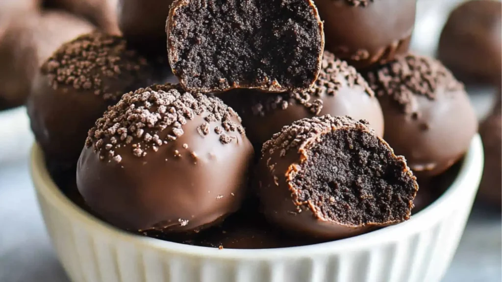 the best vegan oreo balls are made with chocolate
