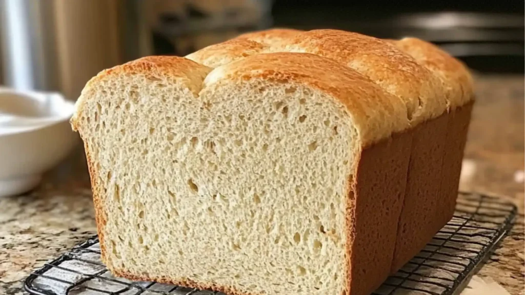 italian herb and cheese bread on a plate