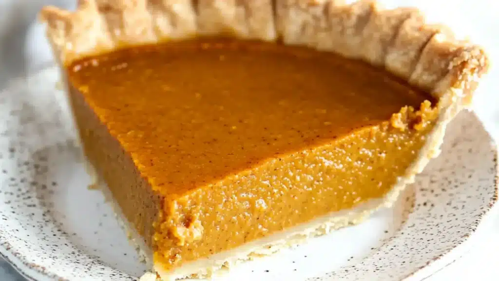 Creamy Dairy-Free Oat Milk Pumpkin Pie