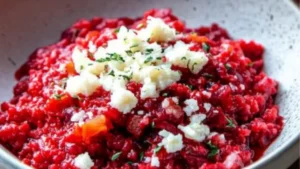 Bloody Beet Risotto