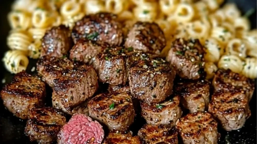 Garlic Pepper Steak Medallions