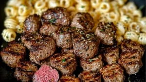 Garlic Pepper Steak Medallions