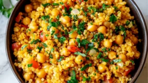 One-Pot Couscous with Chickpeas