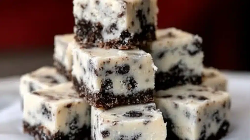 easy cookies and cream fudge dessert recipe