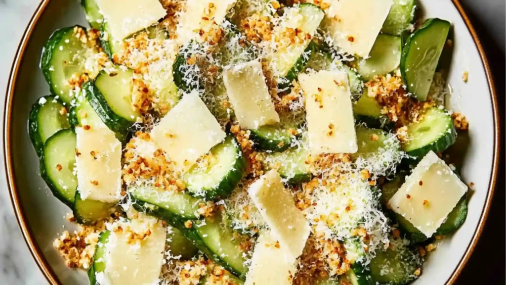 Cucumber Caesar Salad
