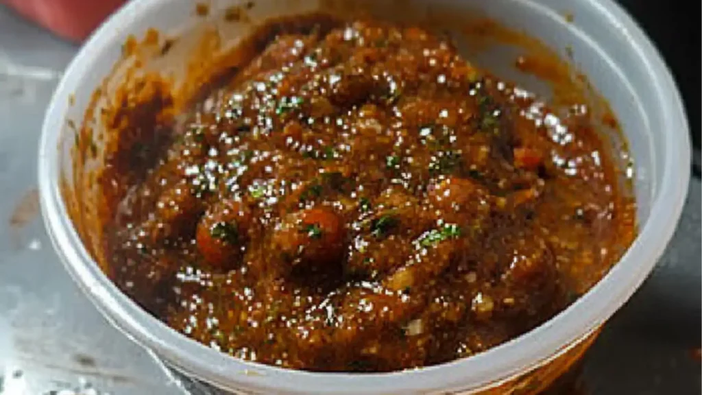 salsa made with roasted cherry tomatoes