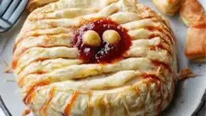 Halloween Bloody Baked Brie