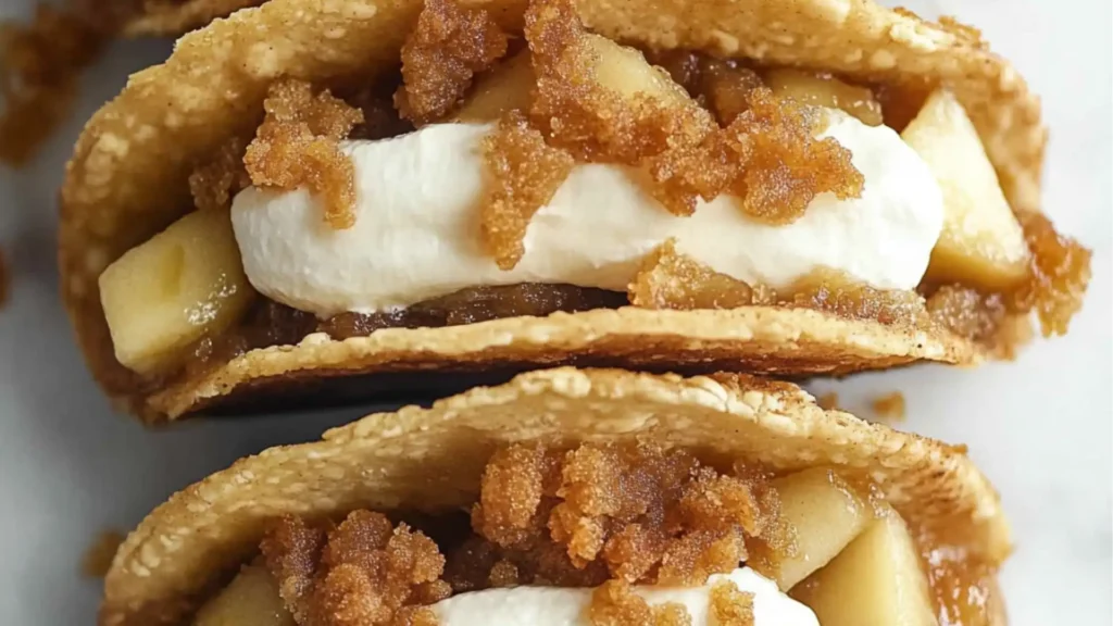 apple pie tacos the fun crispy dessert everyone will steal