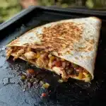 Blackstone Hot Honey BBQ Chicken Quesadillas