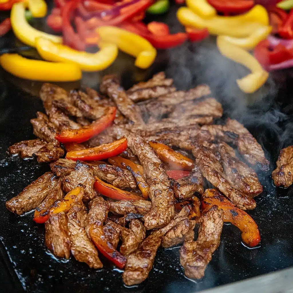 Blackstone Steak Fajitas