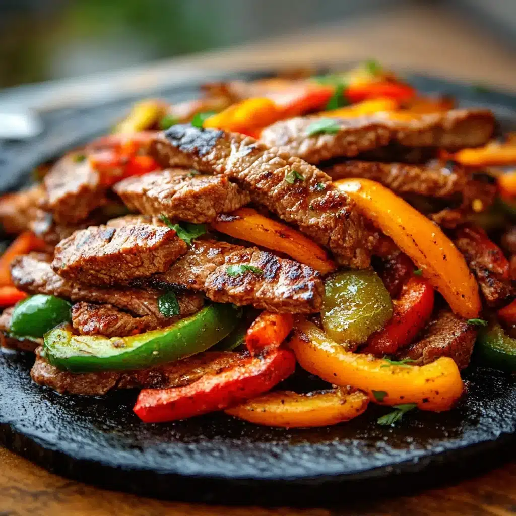 Blackstone Steak Fajitas