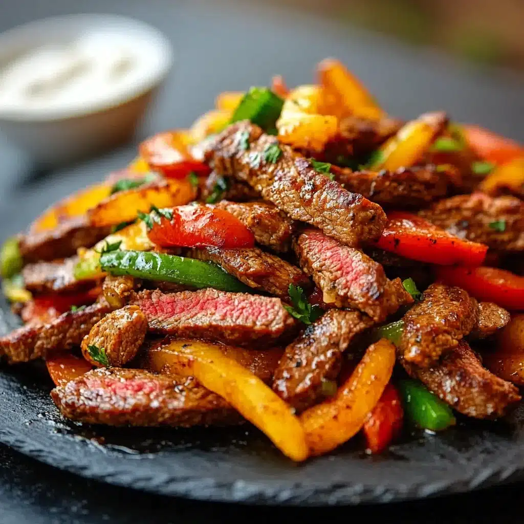 Blackstone Steak Fajitas