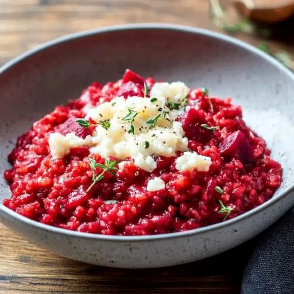 Bloody Beet Risotto