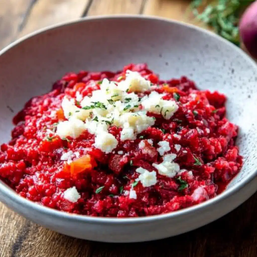 Bloody Beet Risotto