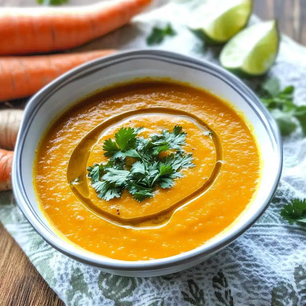 Carrot Parsnip Ginger Lime Soup