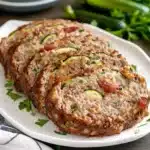 Cheddar Parmesan Zucchini Meatloaf