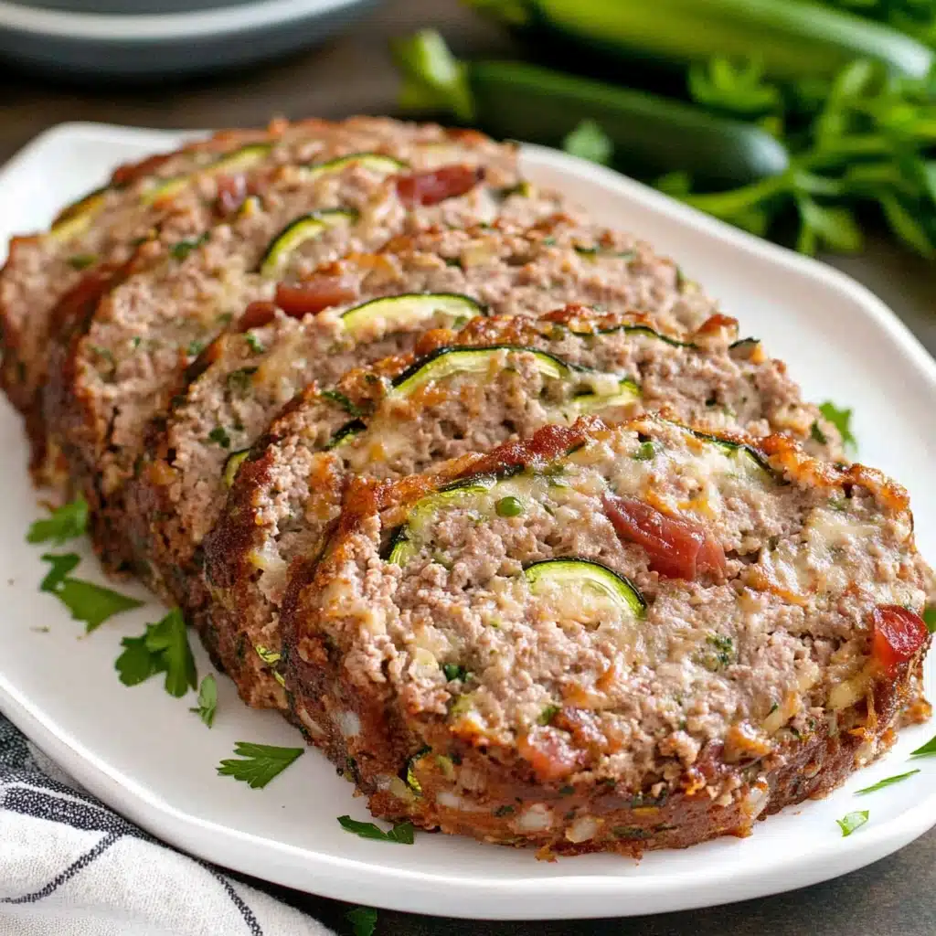 Cheddar Parmesan Zucchini Meatloaf