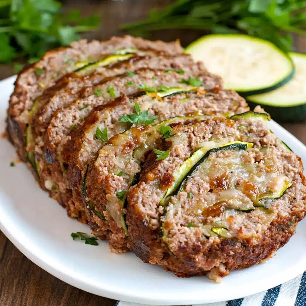 Cheddar Parmesan Zucchini Meatloaf