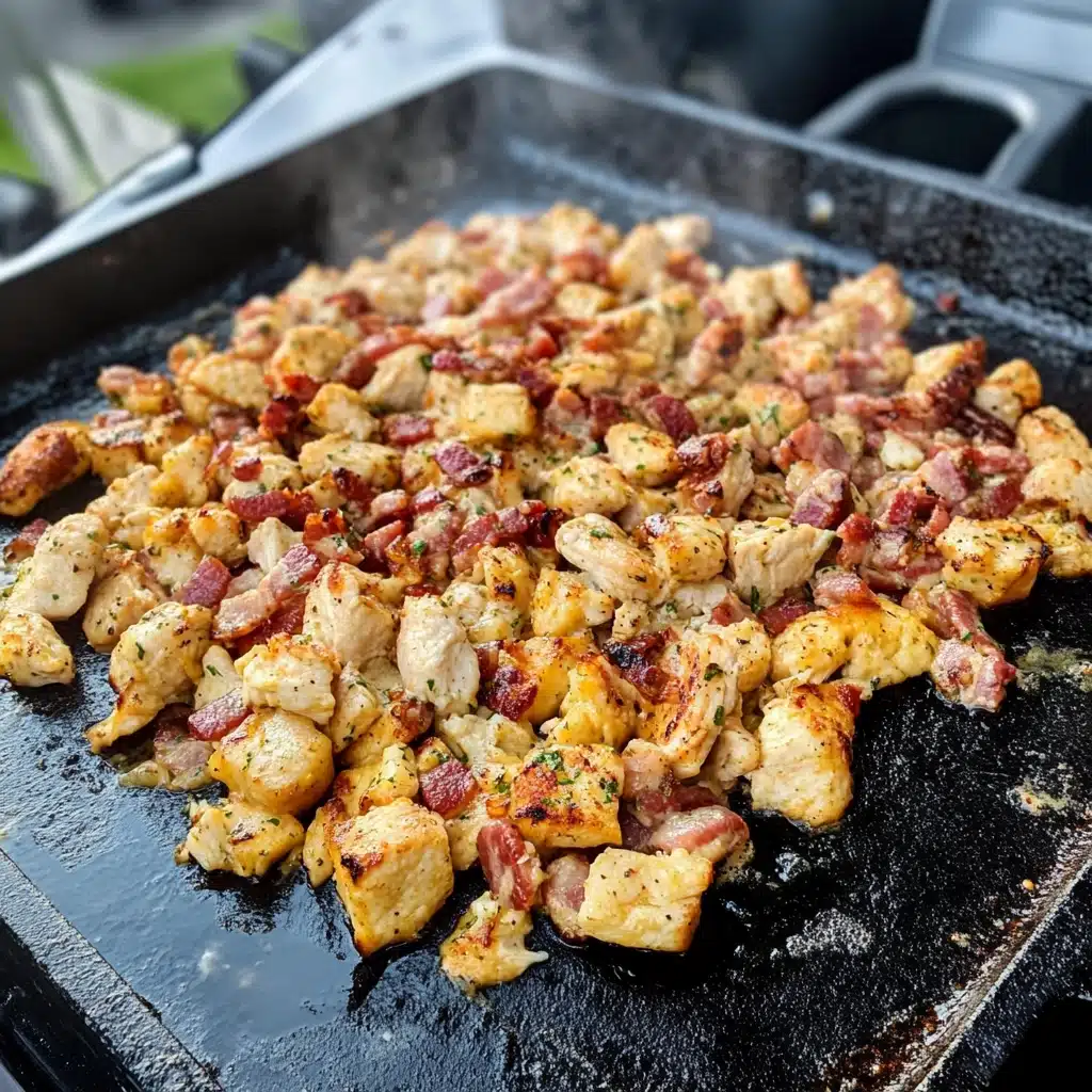 Chicken Bacon Ranch Skillet on the Blackstone