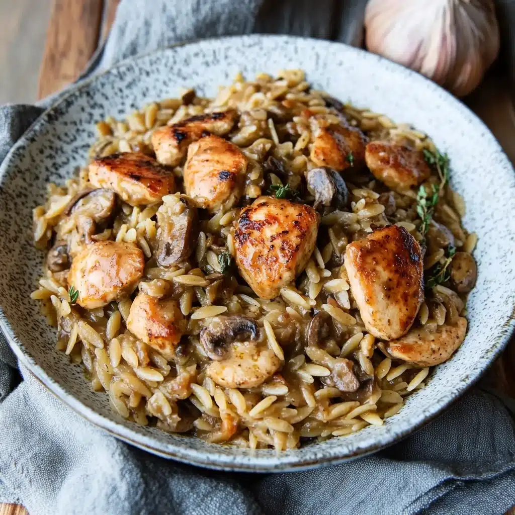 Chicken Marsala Orzo