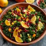 Citrus Pomegranate Kale Salad
