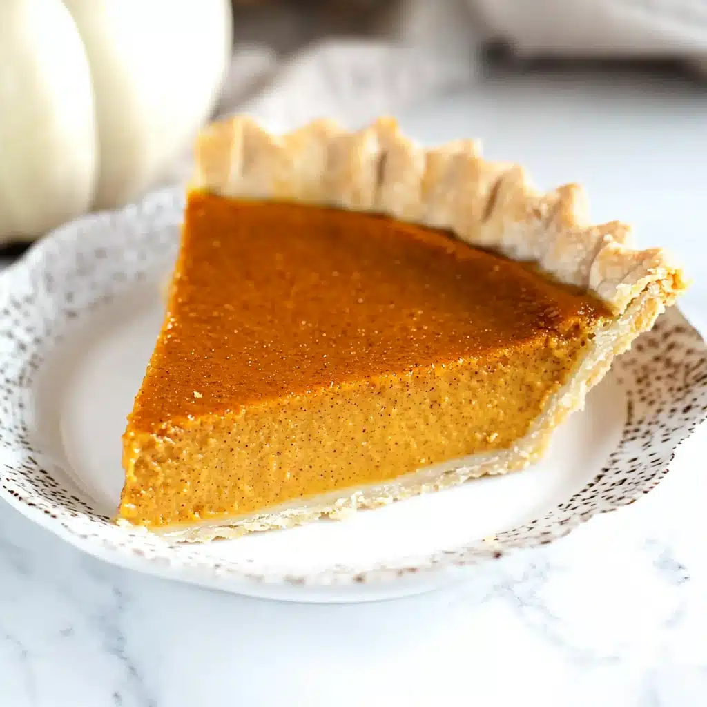 Creamy Dairy-Free Oat Milk Pumpkin Pie