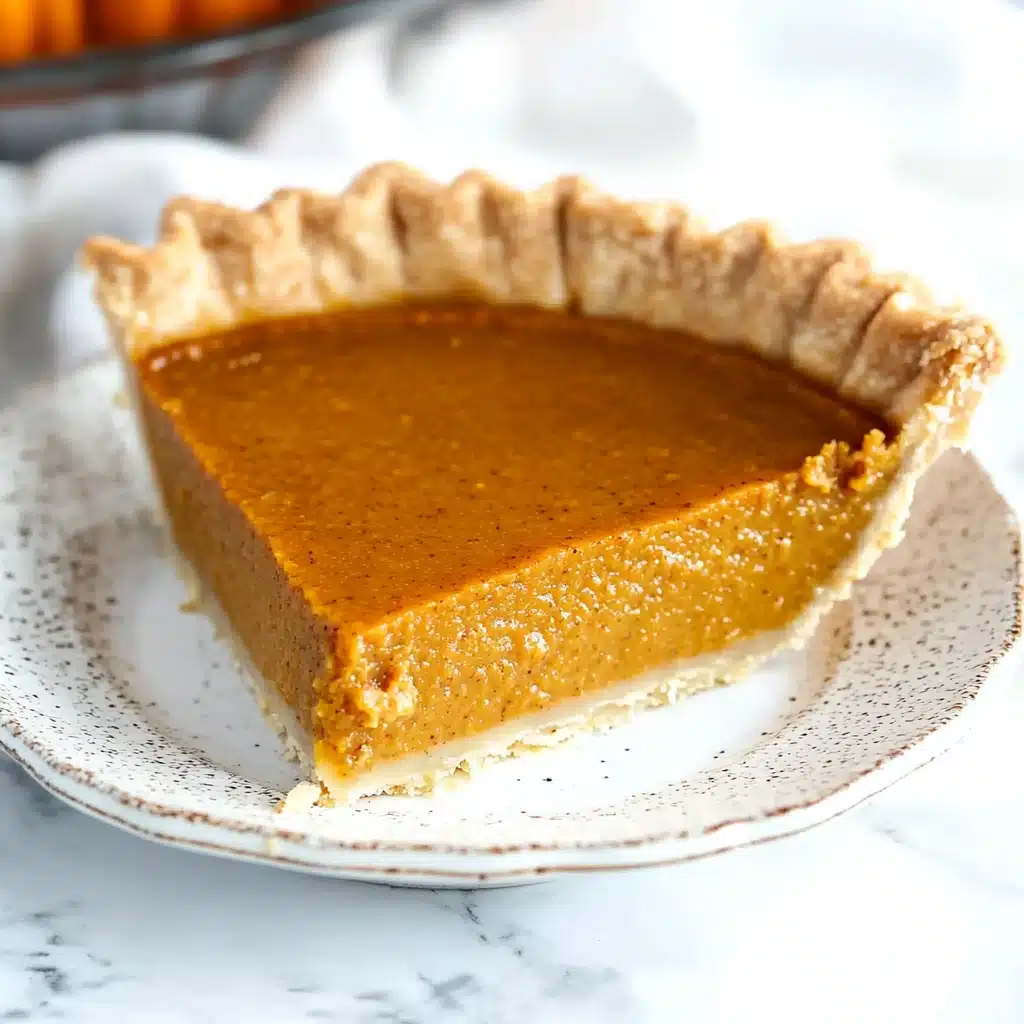 Creamy Dairy-Free Oat Milk Pumpkin Pie