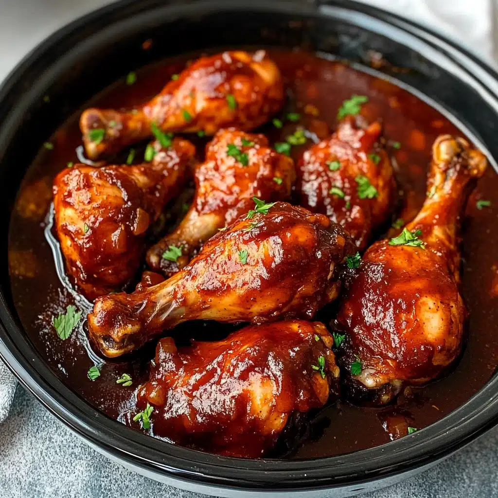 Crockpot 3-Ingredient BBQ Chicken Drumsticks