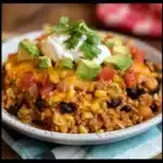 Crockpot Taco Casserole