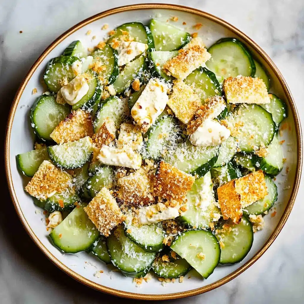 Cucumber Caesar Salad