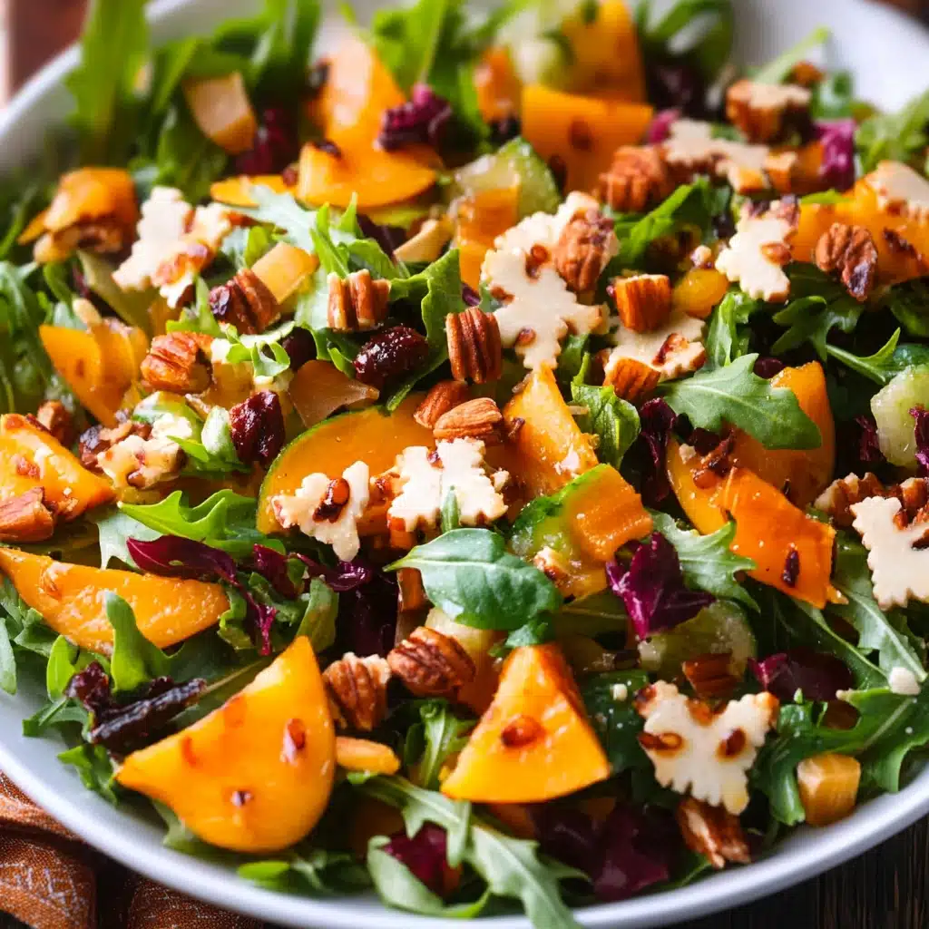 Fall Salad with Maple-Lime Dressing