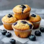 Almond Flour Blueberry Muffins