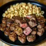 Garlic Pepper Steak Medallions