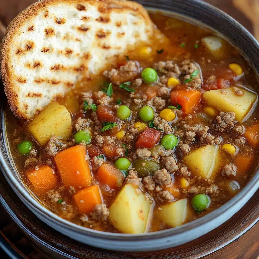 Ground Beef Vegetable Soup