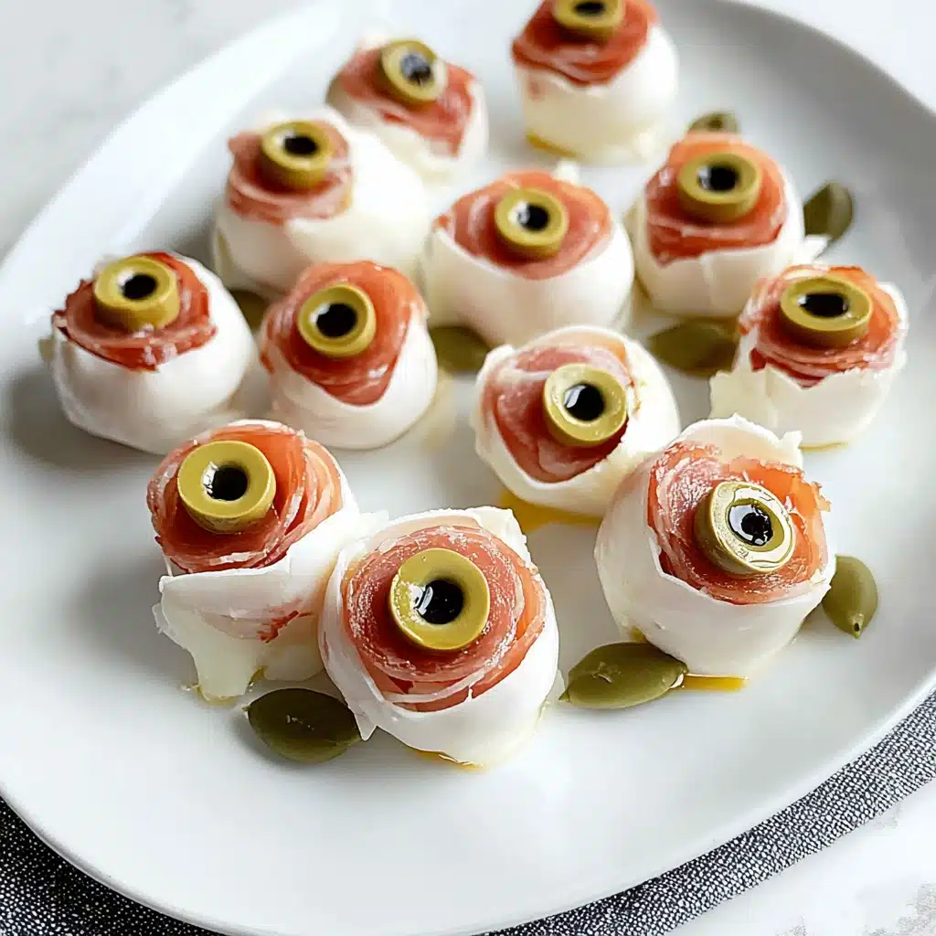Antipasto Eyeballs Appetizer