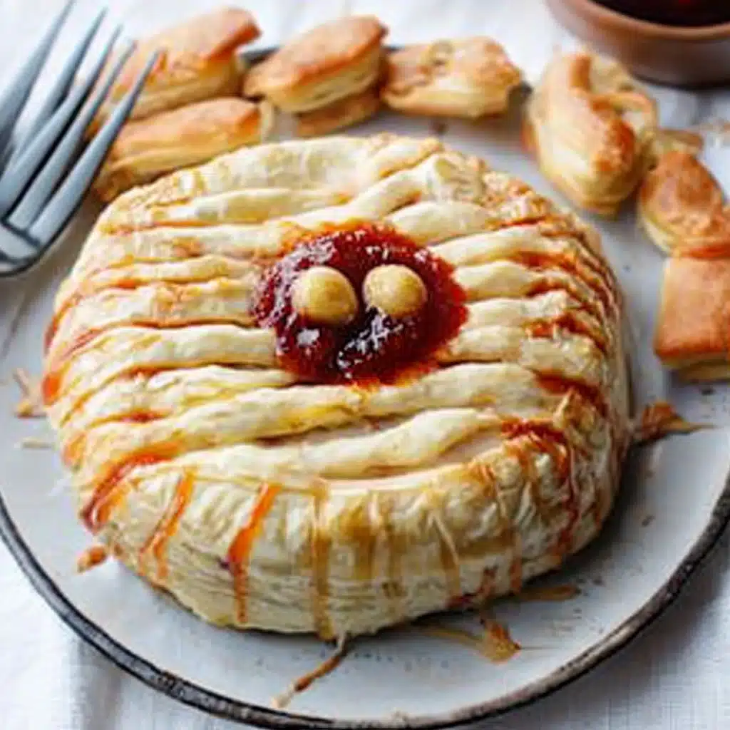 Halloween Bloody Baked Brie