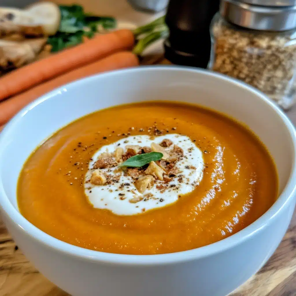 Healthy Roasted Carrot Soup