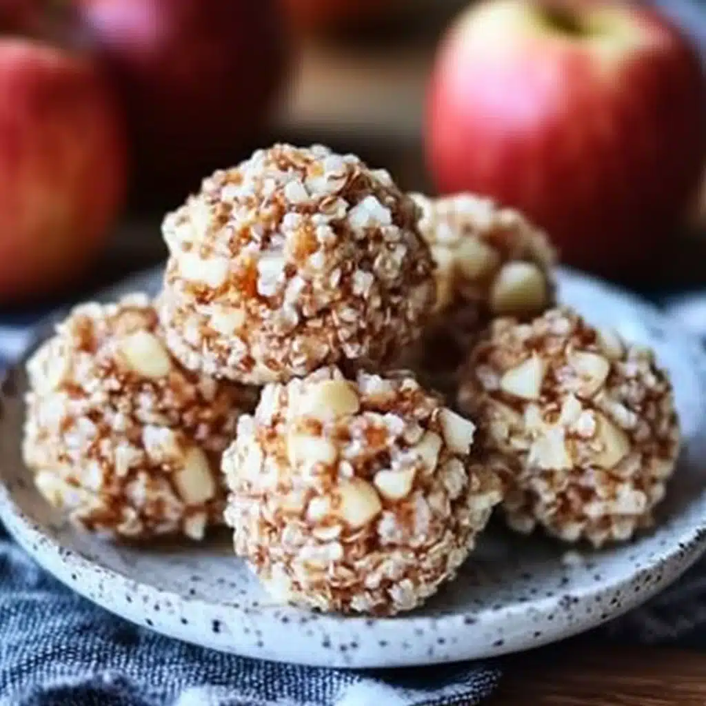 High Protein Apple Bites