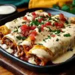 Jalapeño Popper Cheesy Chicken Enchiladas