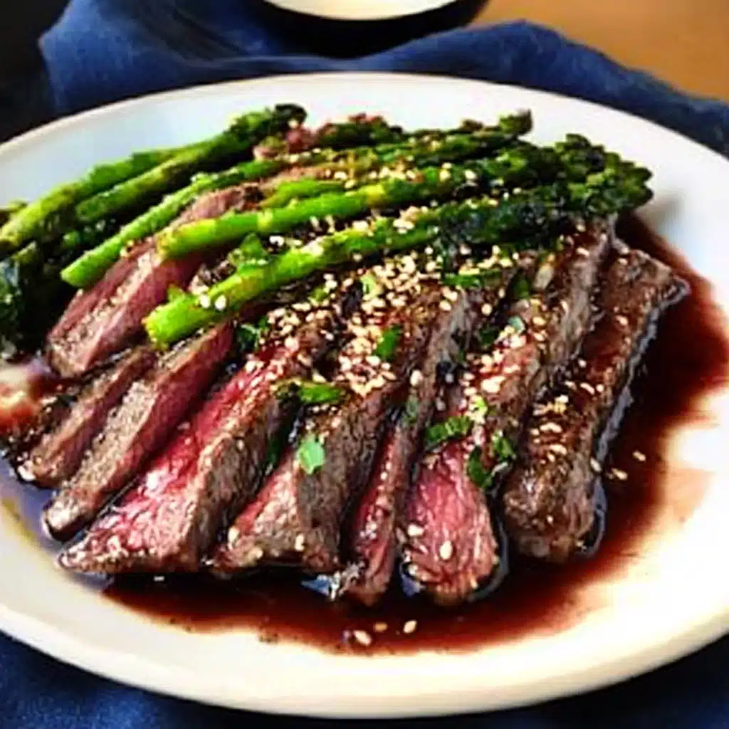 Juicy Flank Steak with Soy Marinade