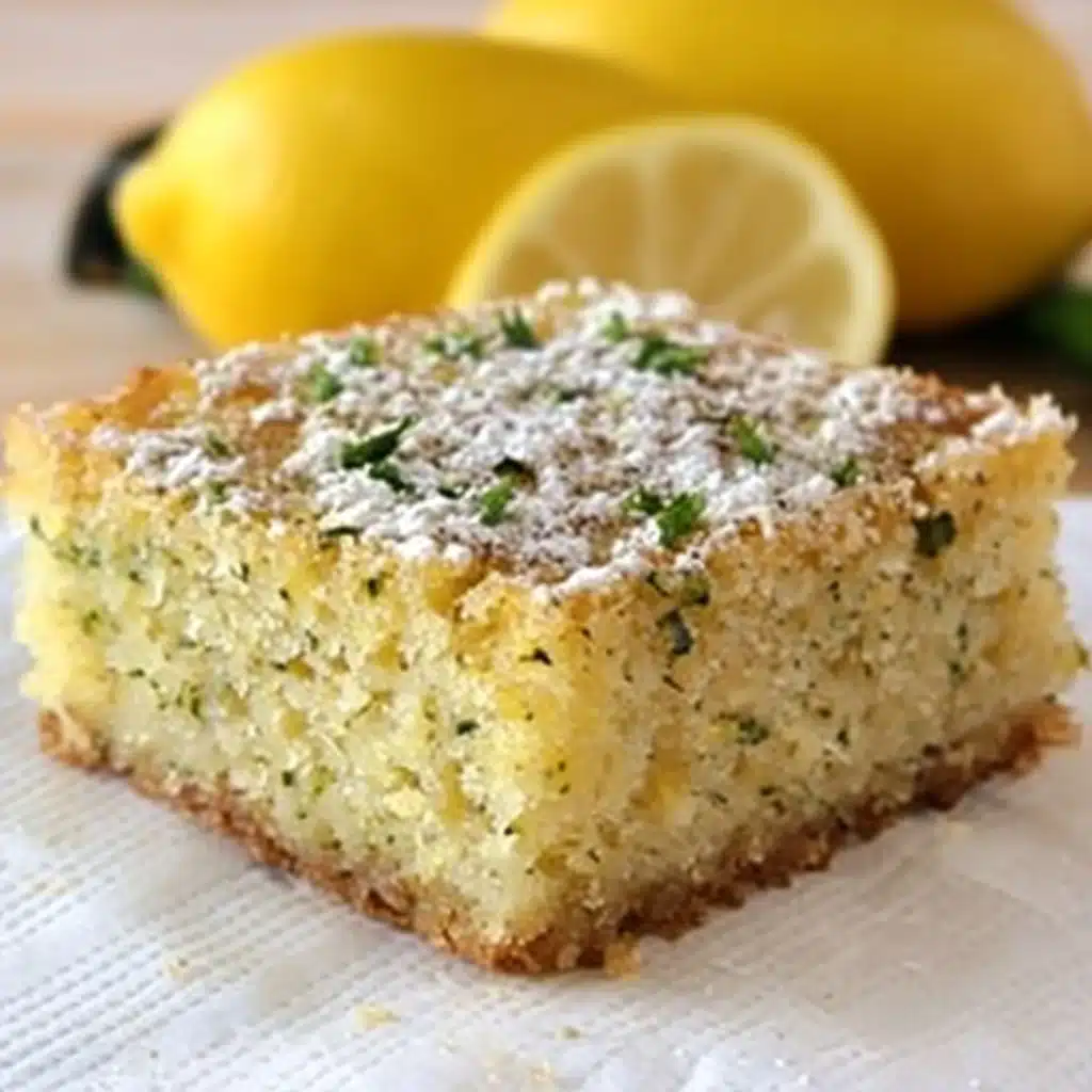 Lemon Zucchini Bars