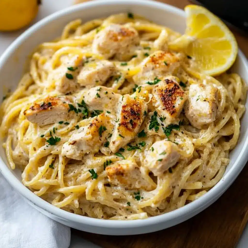 Lemon Chicken Pasta Bake